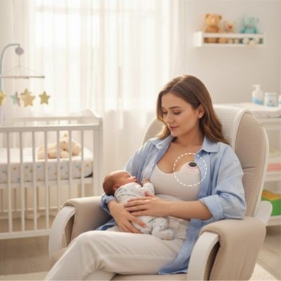 tire lait portable systeme mains libre