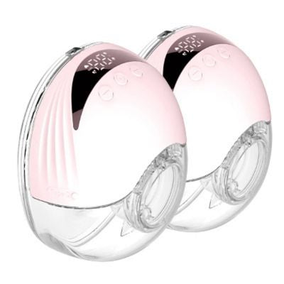 tire lait portable deux rose