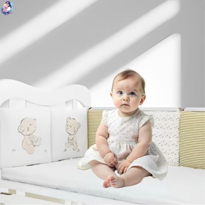 tour de lit bebe ourson facilement lavable