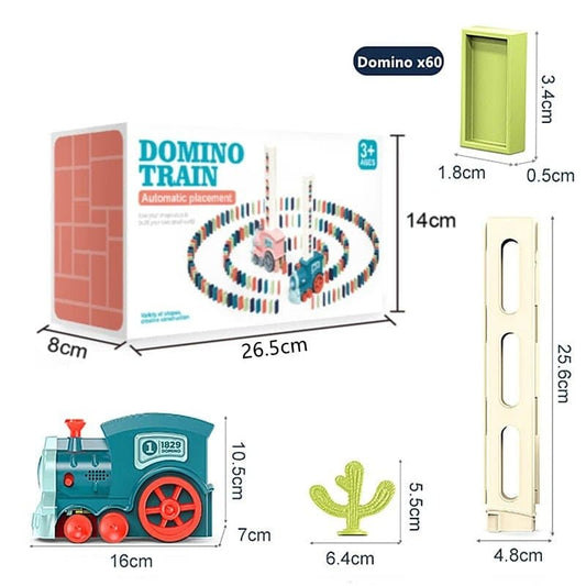 Train automatique éducatif DOMINOTIS™ - bebemam.com
