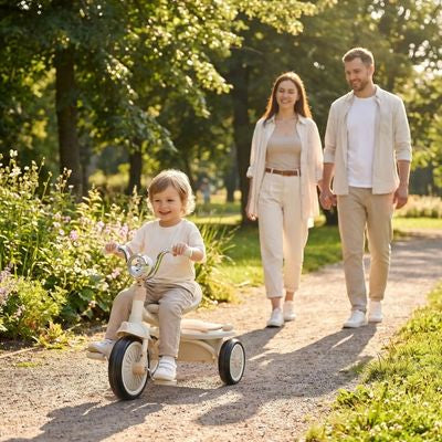 tricycle pour enfants blanc