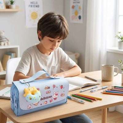 Trousse à crayons | Kawaii Chat Imperméable