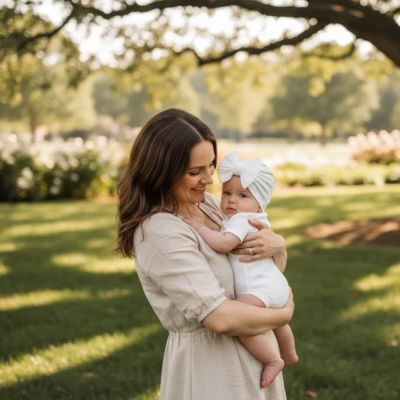 turban bebe fille extensible