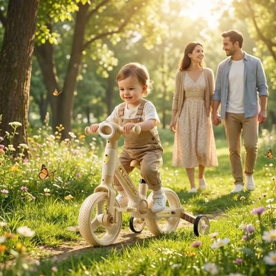 velo d equilibre enfants beige