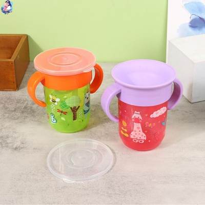 verre bebe anti fuite double poignees ergonomique