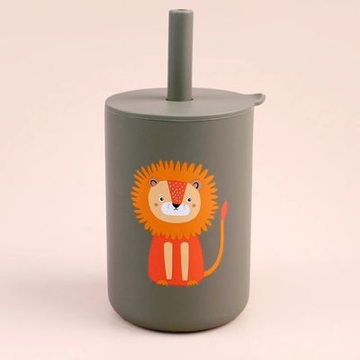 verre bebe anti fuite silicone gris