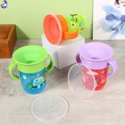 verre bebe anti fuite systeme rotatif
