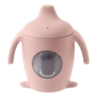 verre bebe antiderapant rose clair