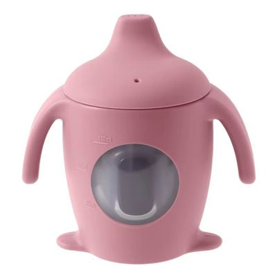 verre bebe antiderapant rose fonce