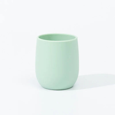 verre bebe en silicone anti renversement vert