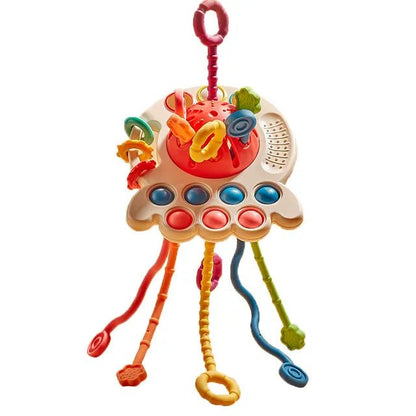 Jouets sensoriels en Silicone sensin rouge