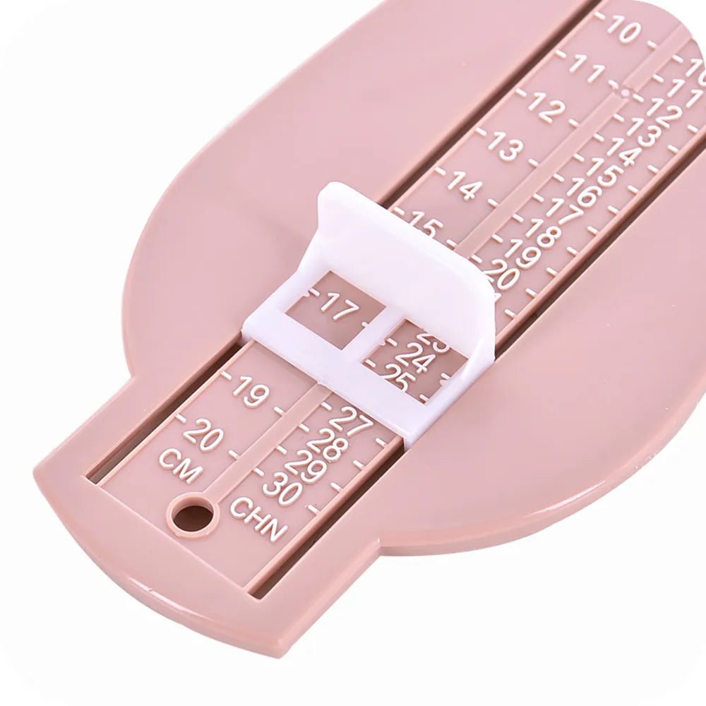 Regle de pied de bebe pour enfants dispositif de mesure pedipied rose