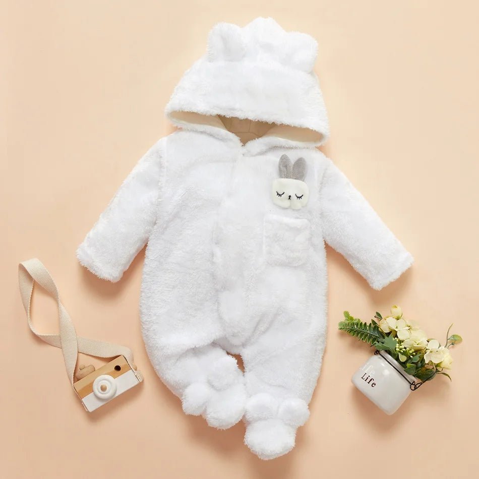 Combinaison en coton à capuche bébé - bebemam.com