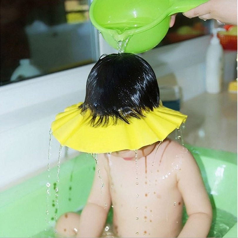 Visière chapeau pour douche bébé I ShampooCap™ - bebemam.com